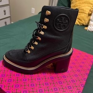 Tory Burch Miller 95mm Lug sole bootie
